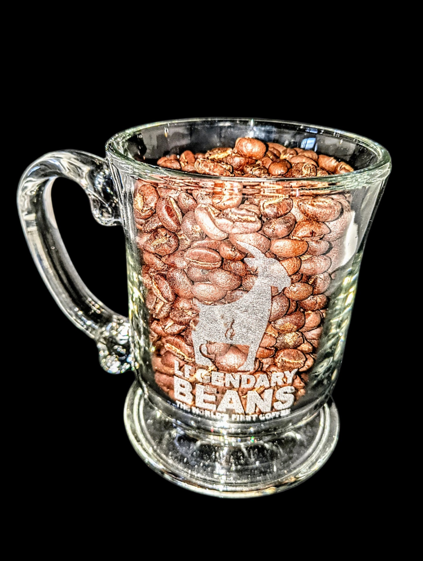 Legendary Beans Glass Coffee Mug | Legendary Beans
